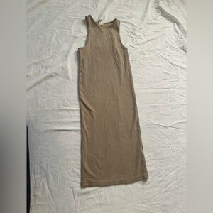H&M Tan Midi Dress